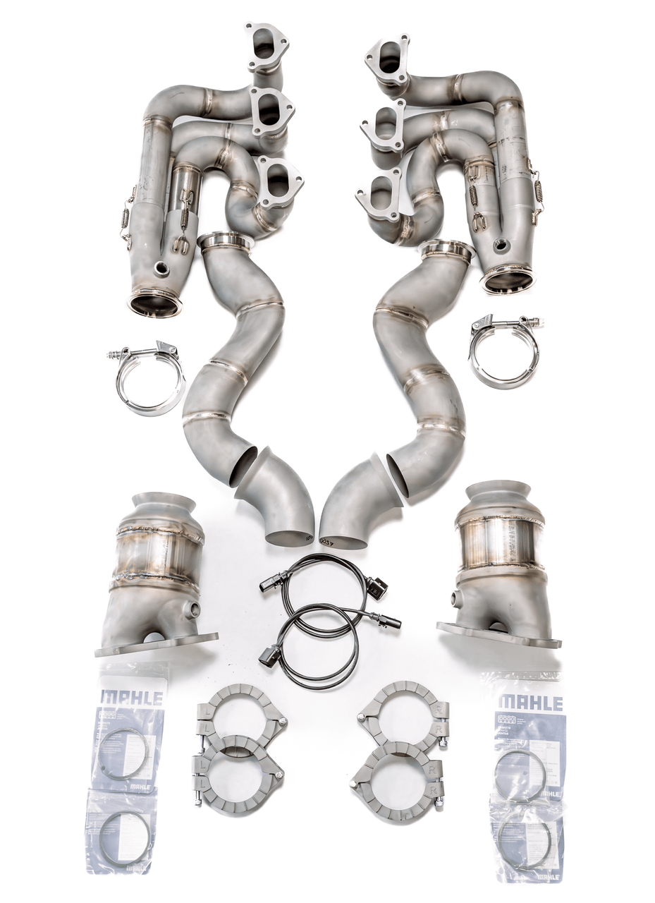 718 GT4 GTS Spyder Street Headers - Dundon Motorsports