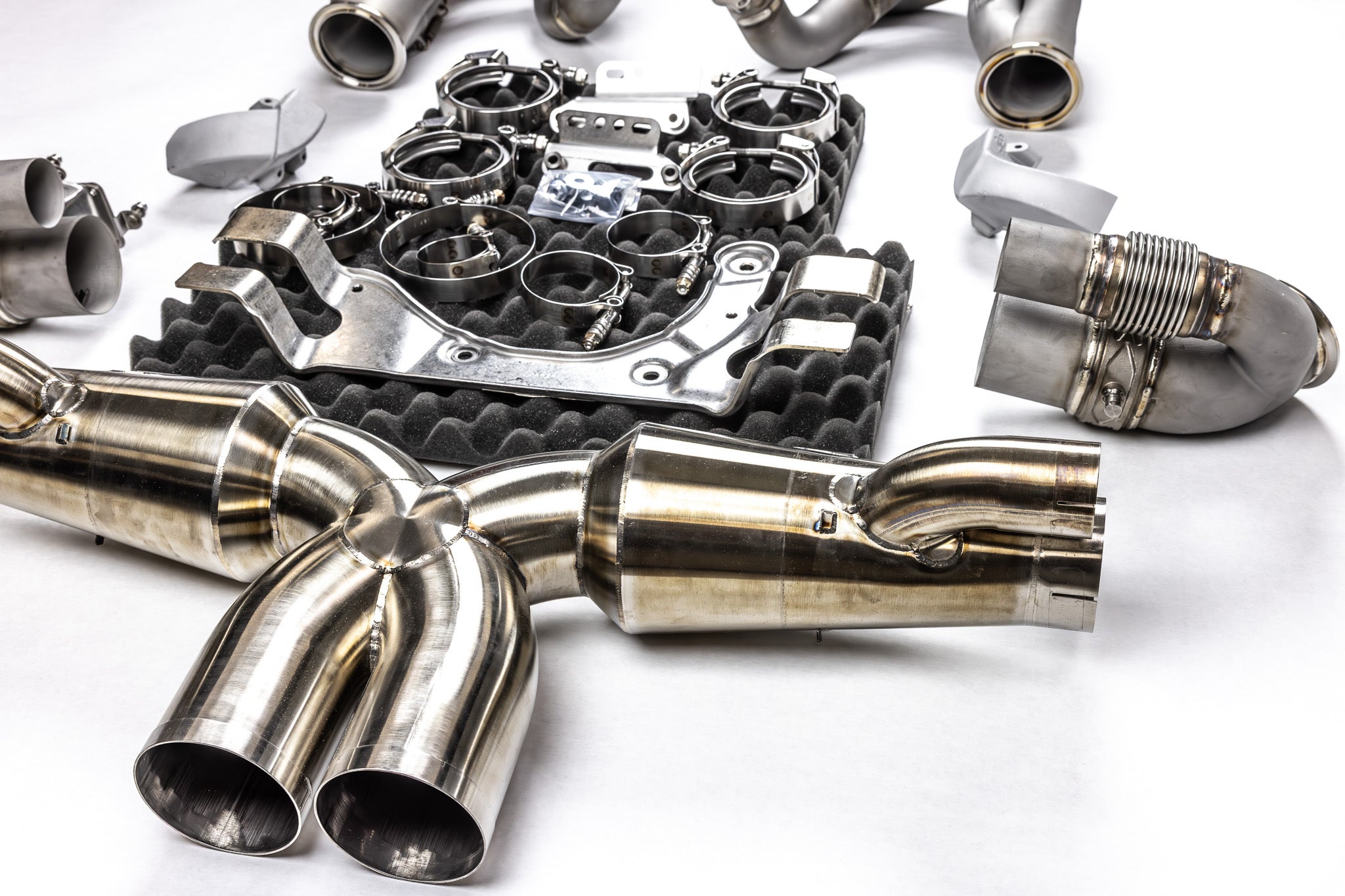 Partially Pre - Owned 992 GT3/RS Street Header (New) and Lifetime Muffler (Pre - Owned) package - Dundon Motorsports