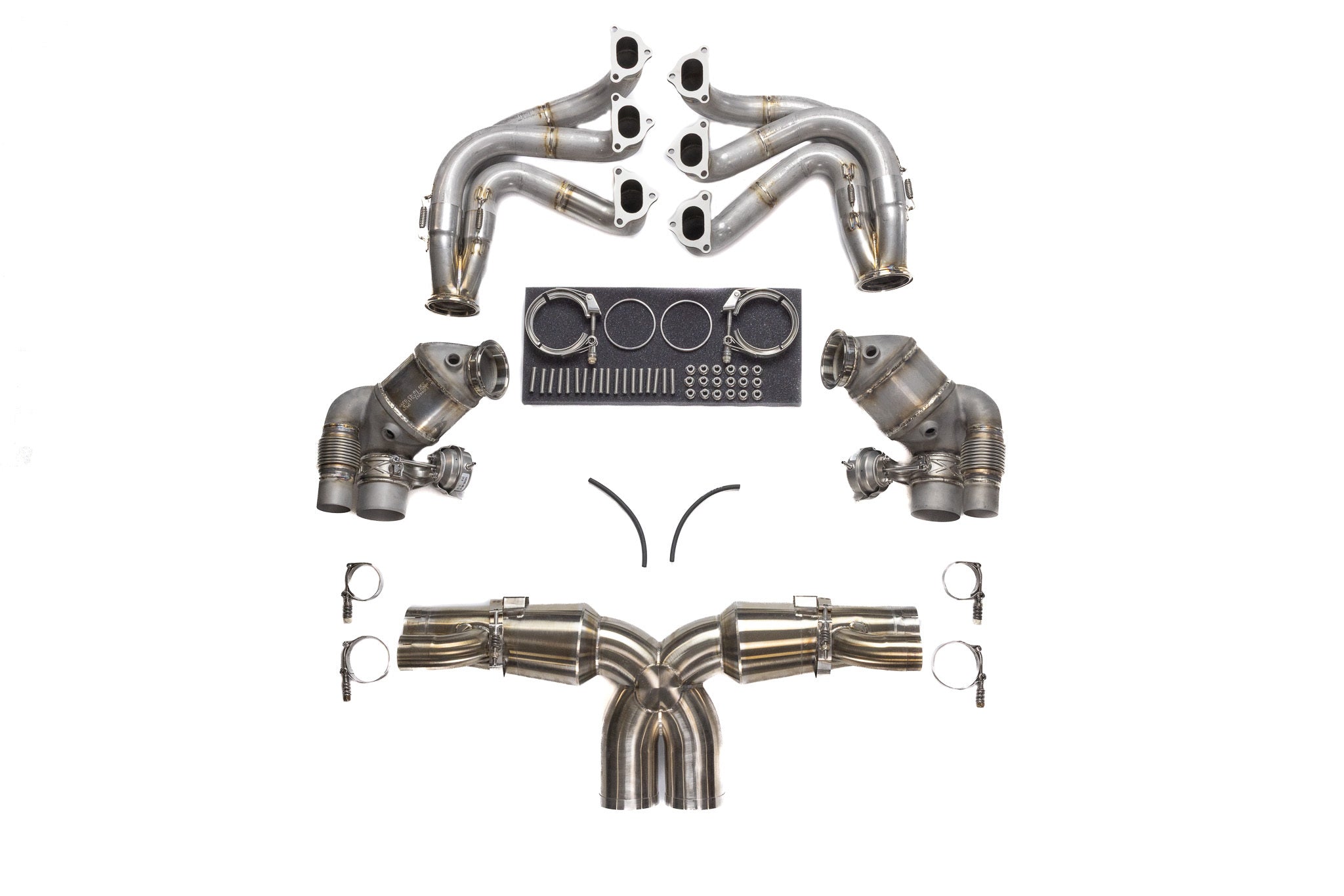 Street Header/Lifetime Muffler Power Package (2007 - 2008 997.1 GT3RS) - Dundon Motorsports