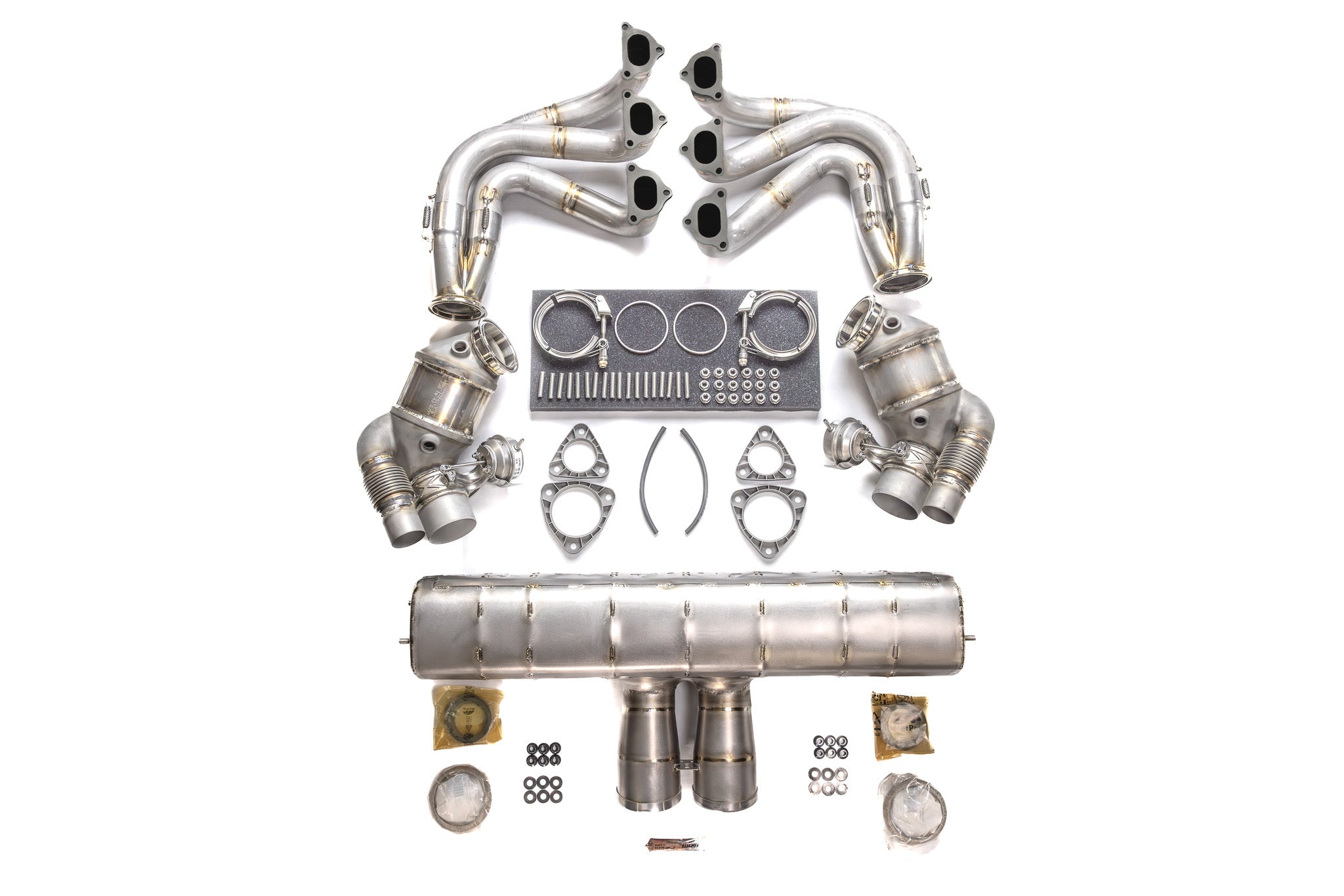 Street Header/Lifetime Muffler Power Package (2007 - 2008 997.1 GT3RS) - Dundon Motorsports